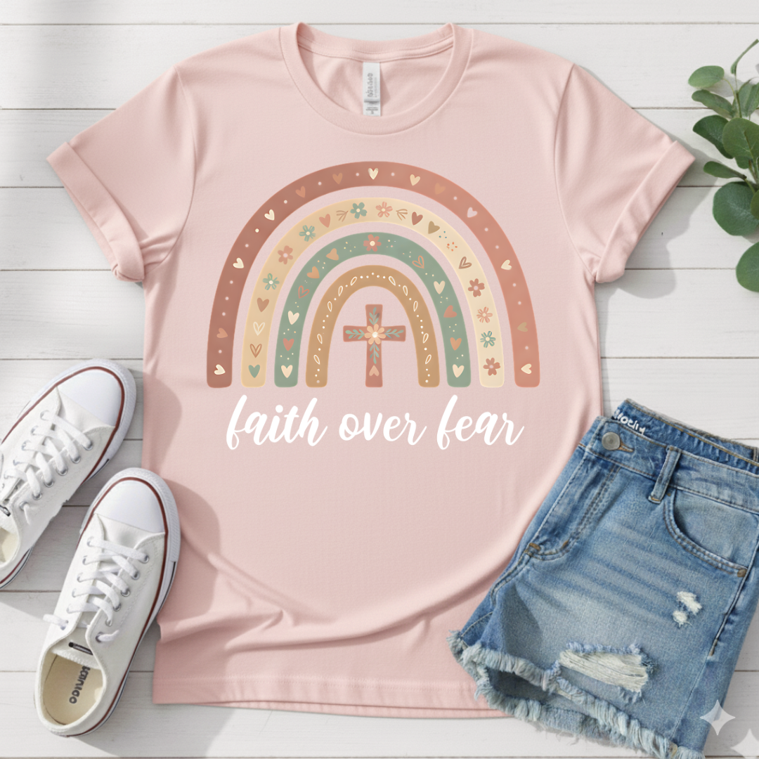 FAITH OVER FEAR T-SHIRT