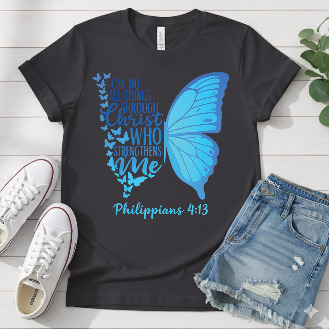 CHRISTIAN BUTTERFLY T-SHIRT