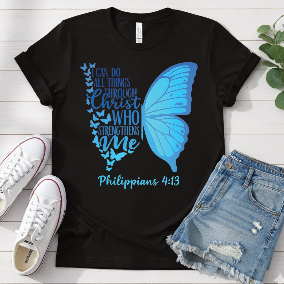 CHRISTIAN BUTTERFLY T-SHIRT