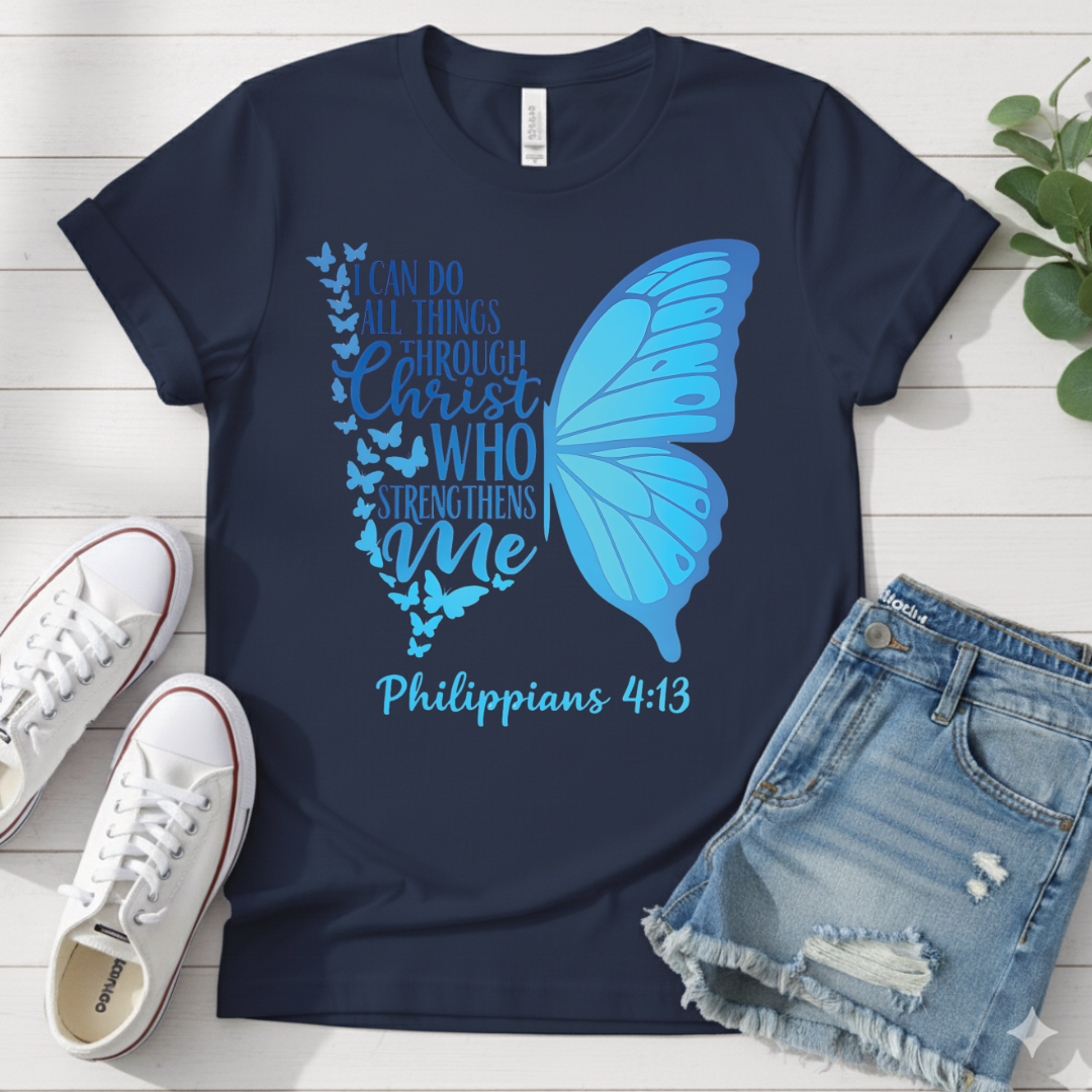 CHRISTIAN BUTTERFLY T-SHIRT