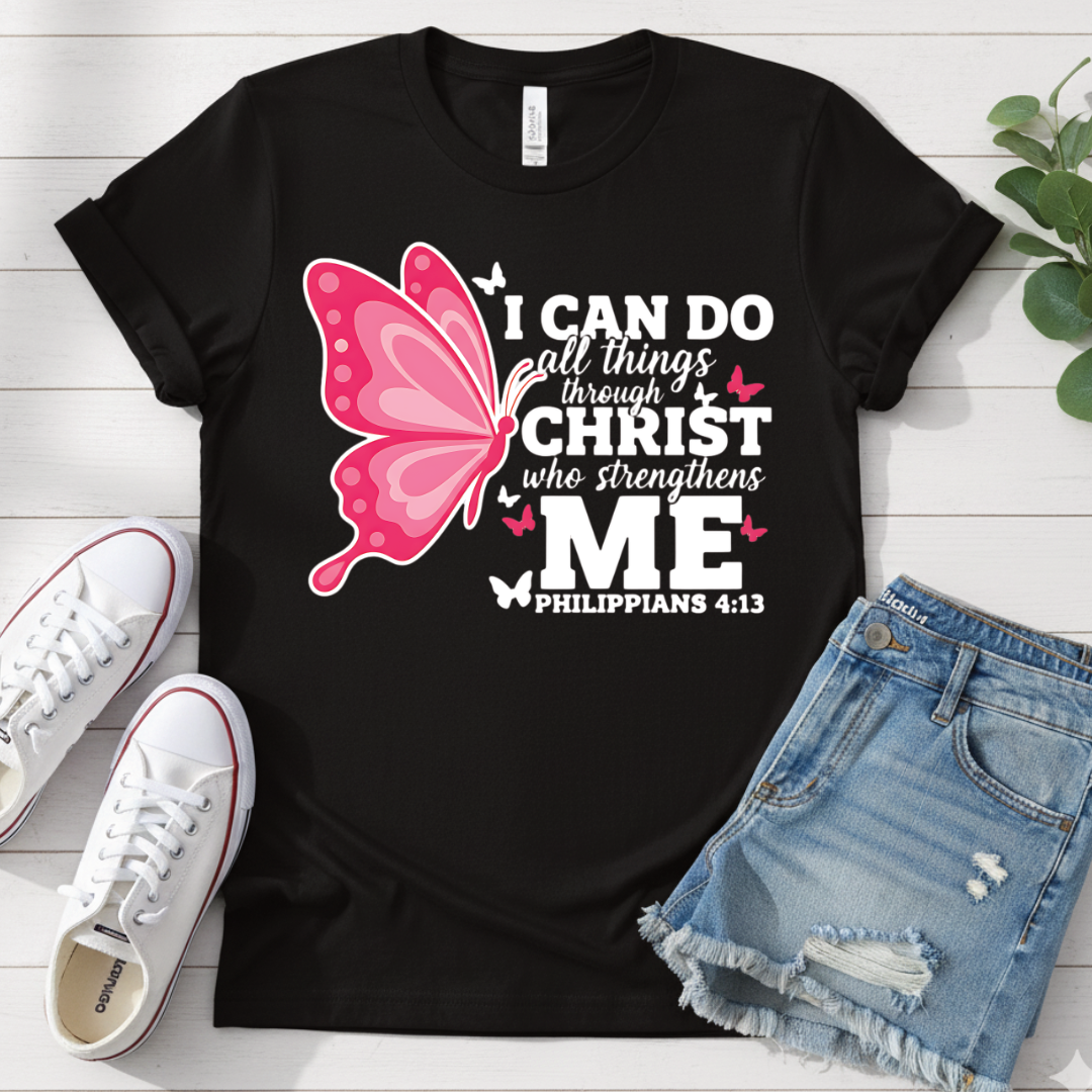 FAITH BUTTERFLY T-SHIRT