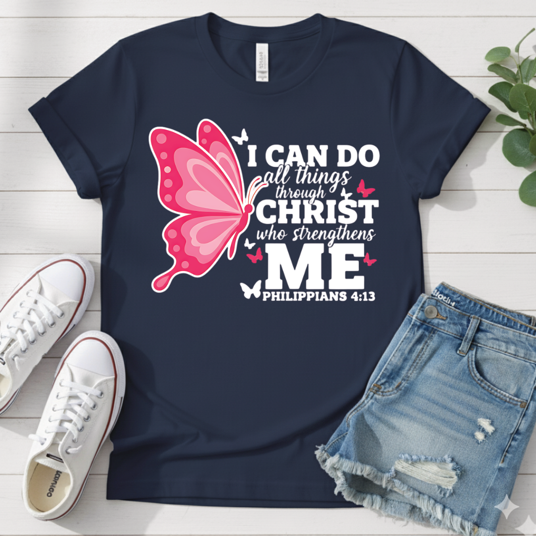 FAITH BUTTERFLY T-SHIRT