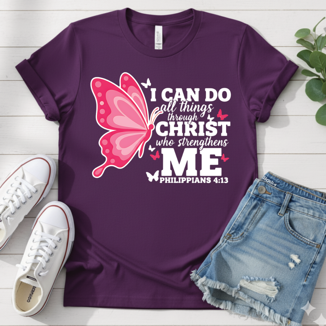 FAITH BUTTERFLY T-SHIRT