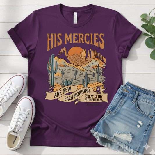 LAMENTATIONS 3:23 T-SHIRT