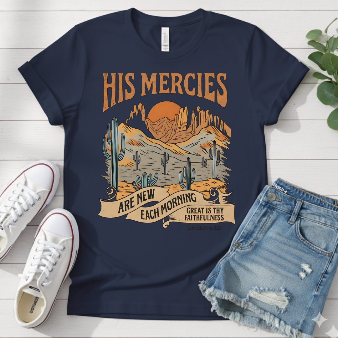 LAMENTATIONS 3:23 T-SHIRT
