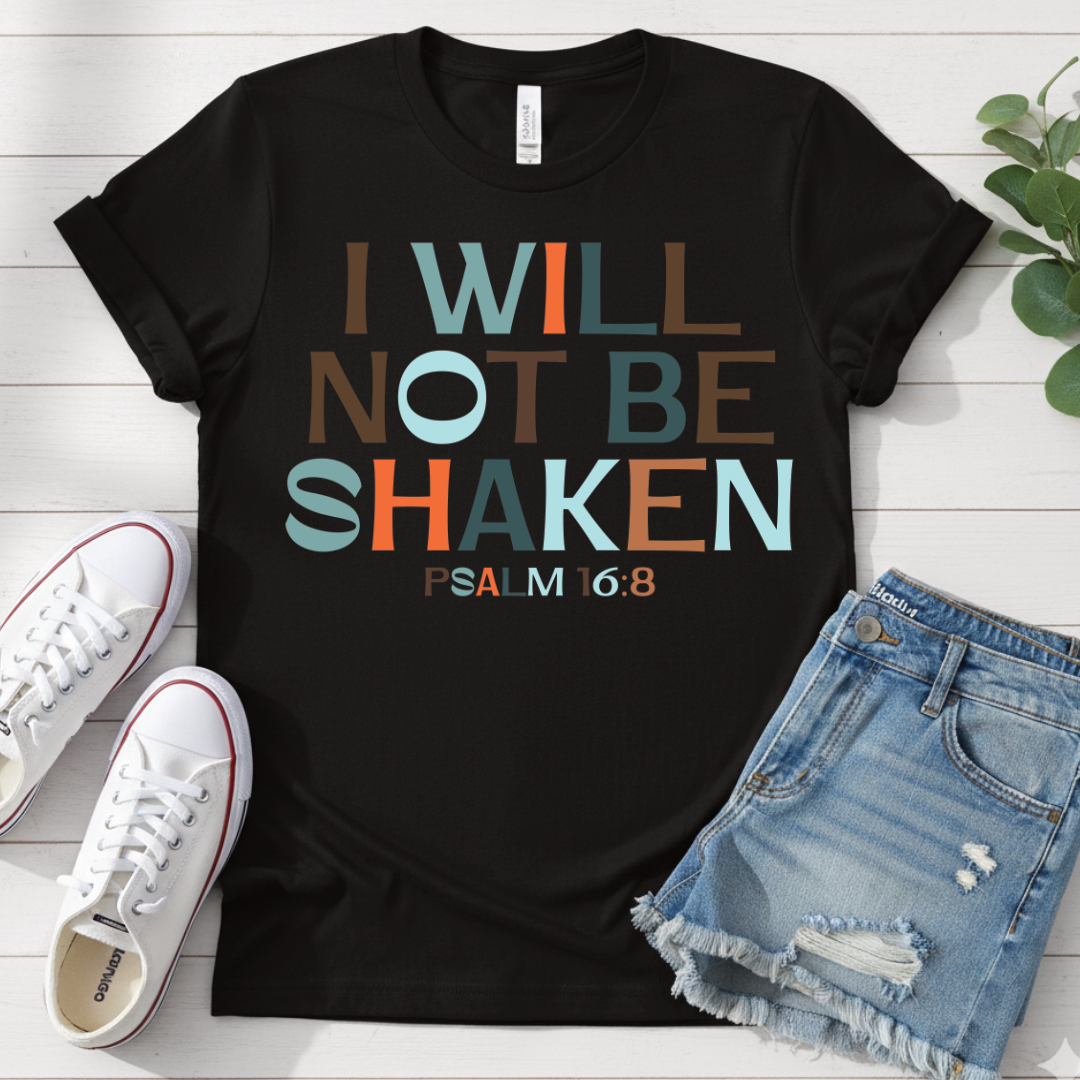 PSALM 16:8 T-SHIRT