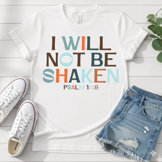 PSALM 16:8 T-SHIRT