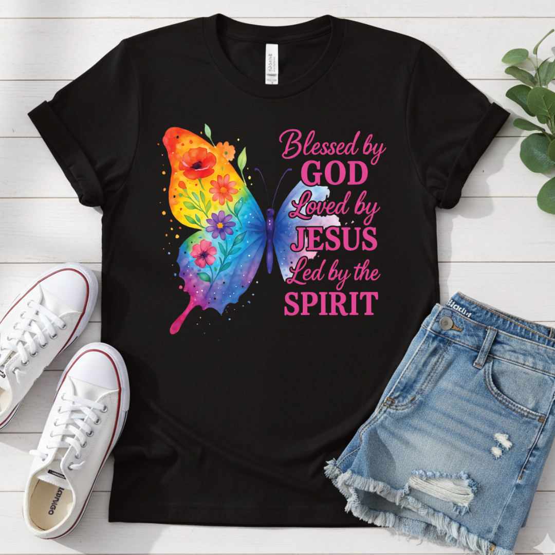 COLORFUL BUTTERFLY T-SHIRT