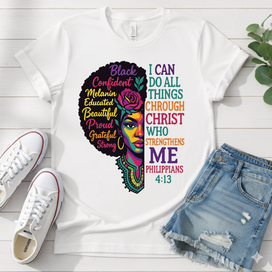 PHILIPPIANS 4:13 T-SHIRT