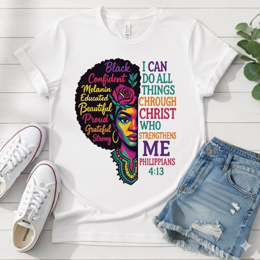 PHILIPPIANS 4:13 T-SHIRT