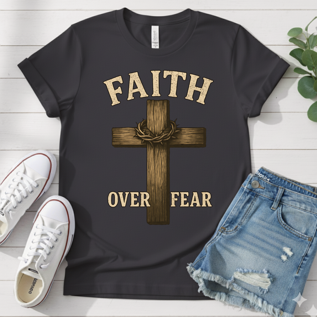 FAITH OVER FEAR T-SHIRT