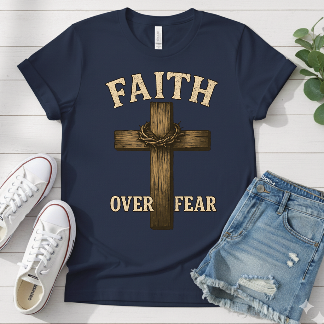 FAITH OVER FEAR T-SHIRT