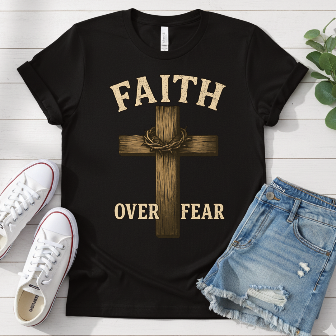 FAITH OVER FEAR T-SHIRT