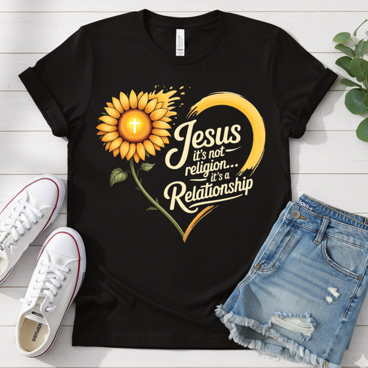 JESUS IS A RELATIONSHIP T-SHIRT