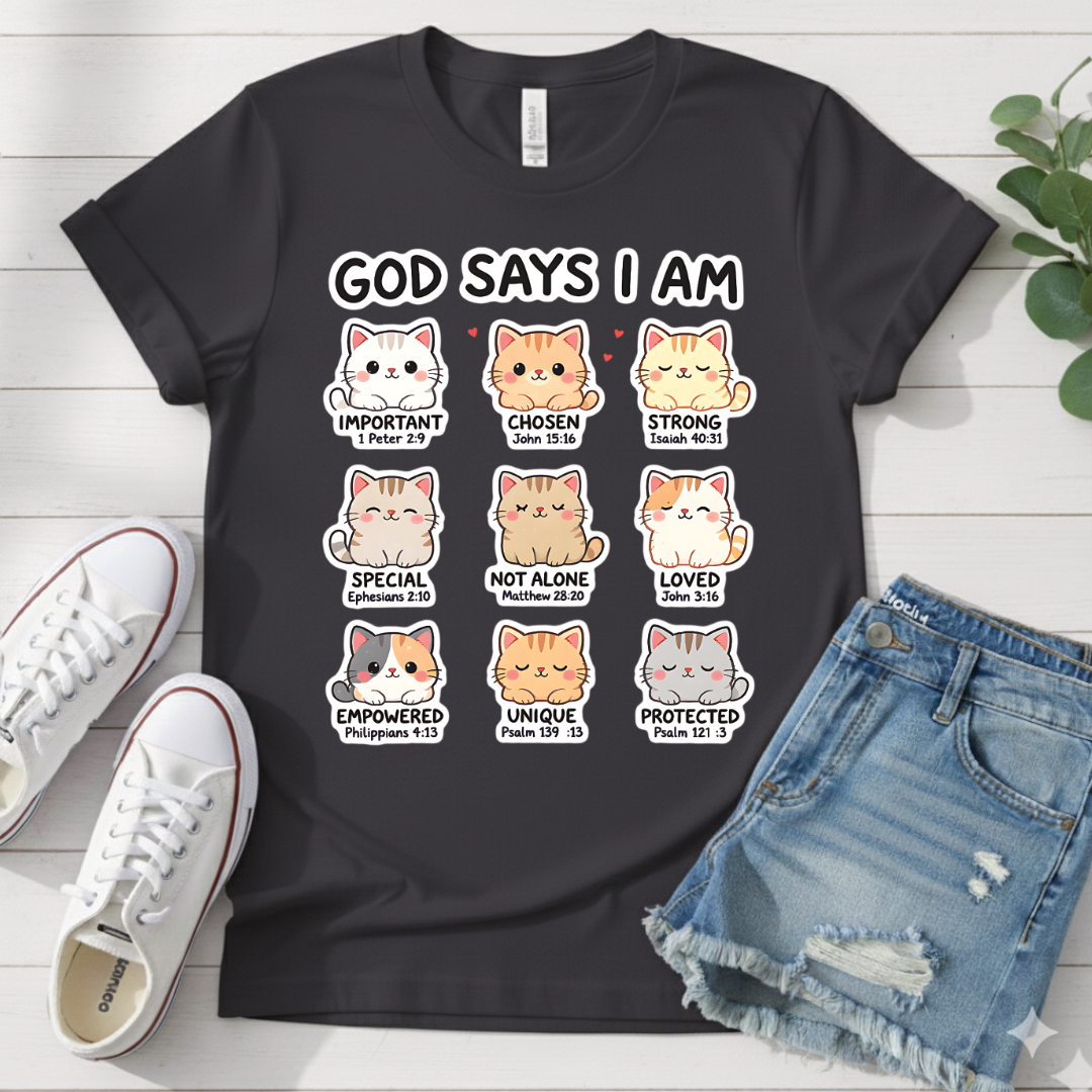 GOD SAYS I AM T-SHIRT