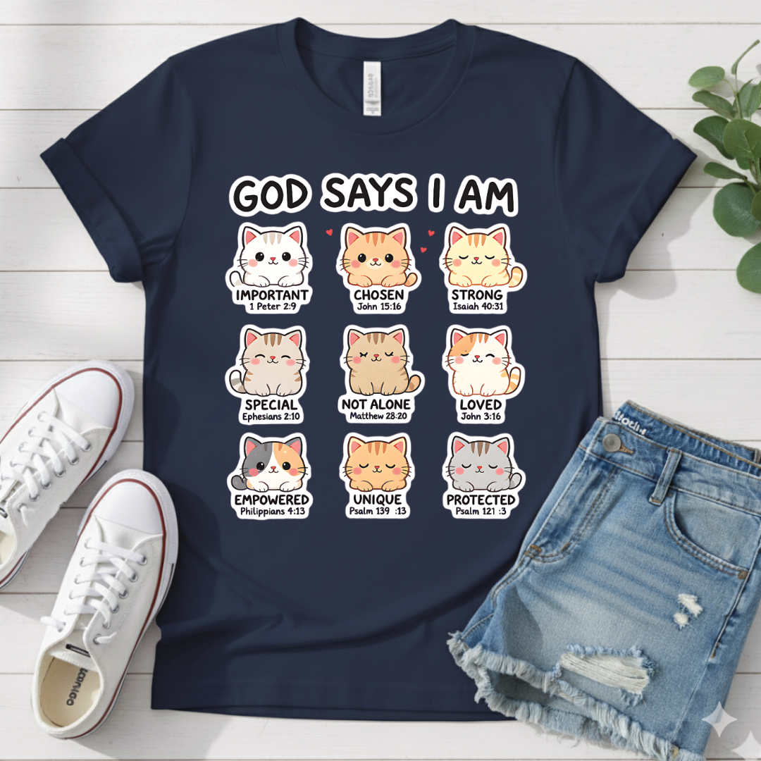 GOD SAYS I AM T-SHIRT