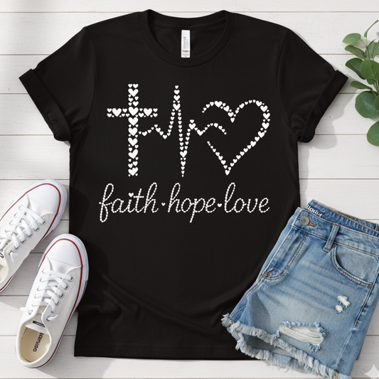 FAITH HOPE LOVE T-SHIRT