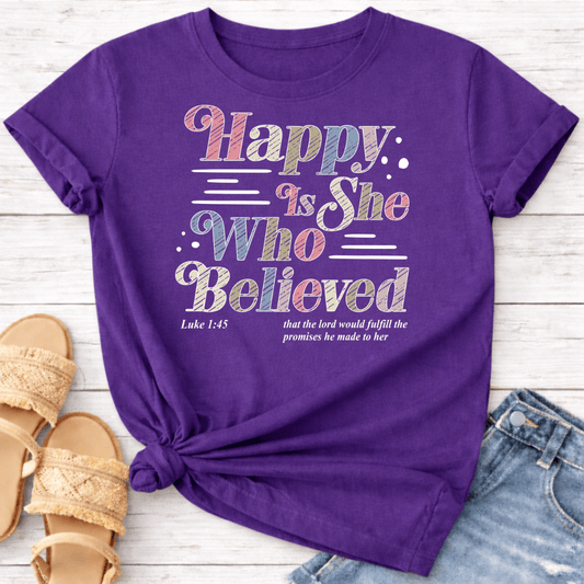 LUKE 1:45 T-SHIRT