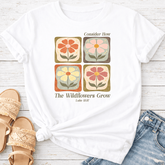 LUKE 12:27 T-SHIRT