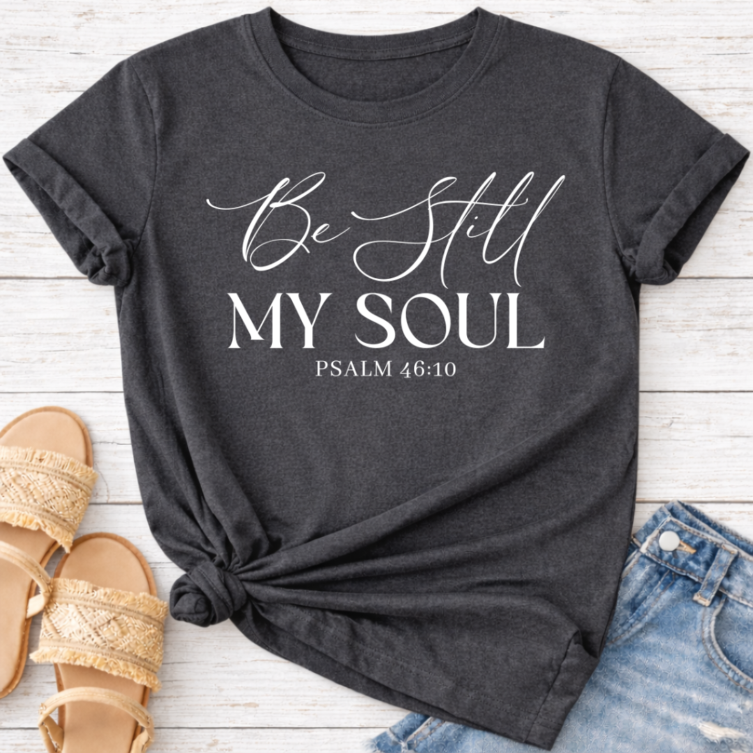 PSALM 46:10 T-SHIRT