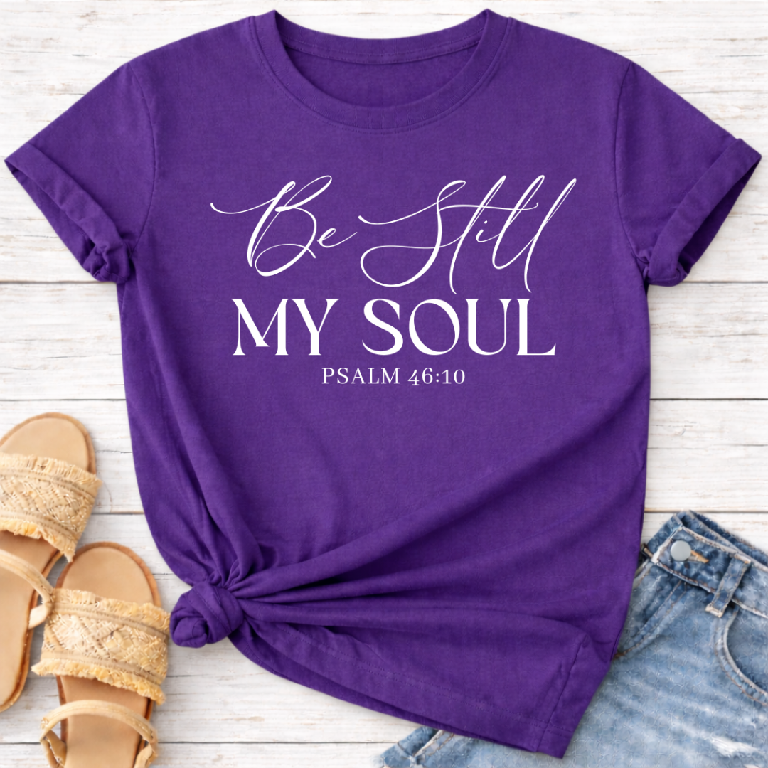 PSALM 46:10 T-SHIRT