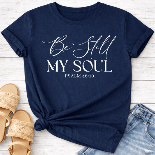 PSALM 46:10 T-SHIRT