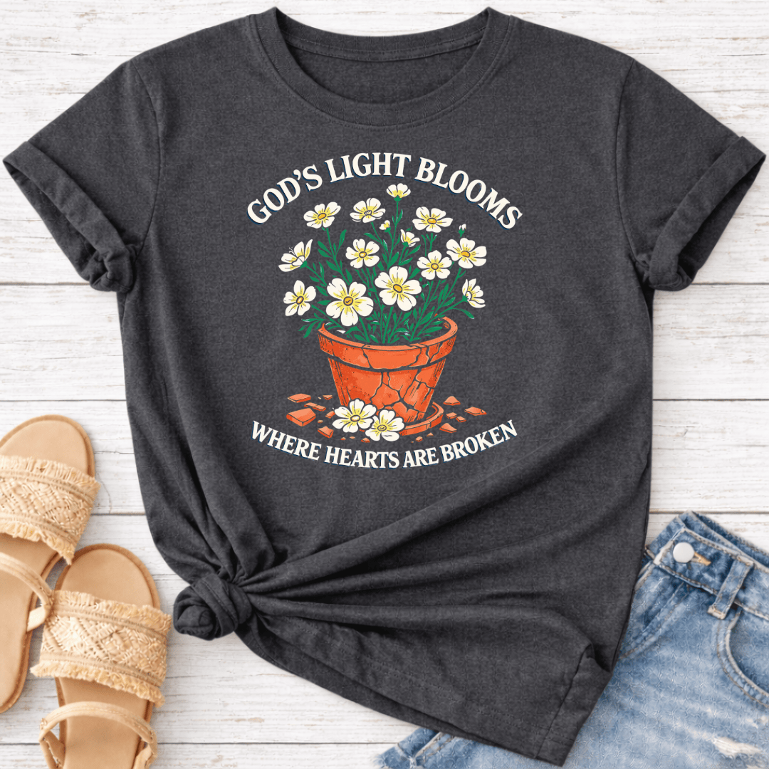 GOD'S LIGHT BLOOMS T-SHIRT