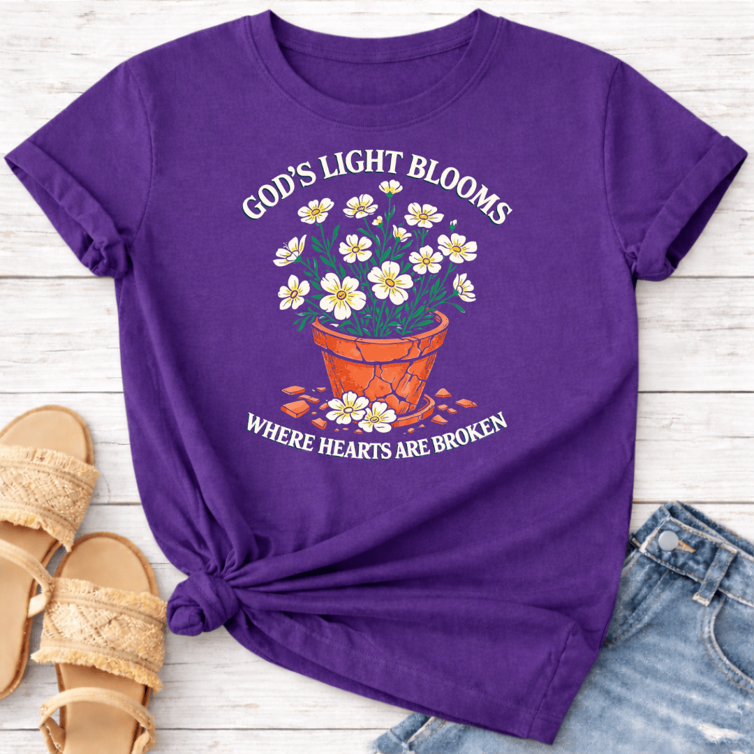 GOD'S LIGHT BLOOMS T-SHIRT
