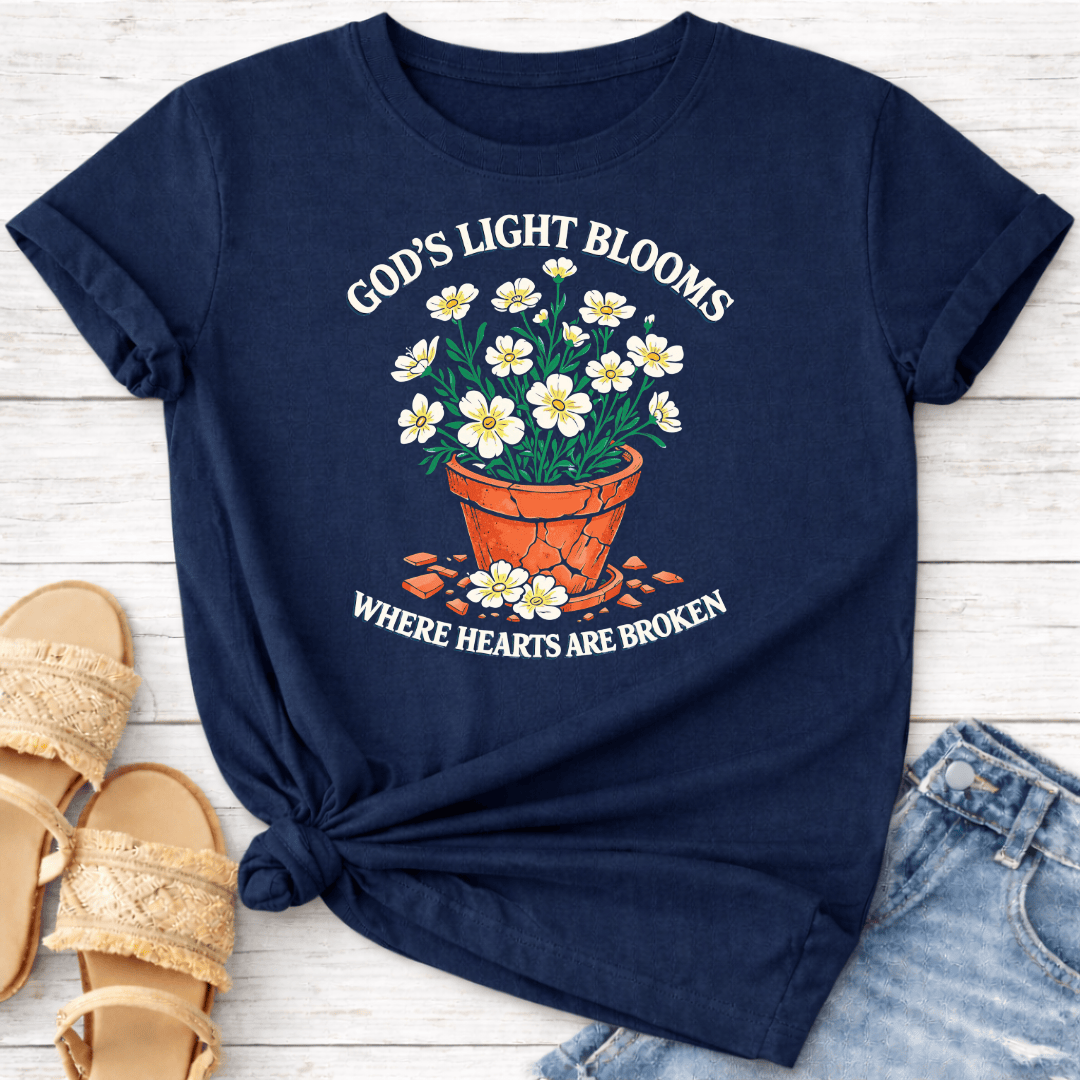 GOD'S LIGHT BLOOMS T-SHIRT