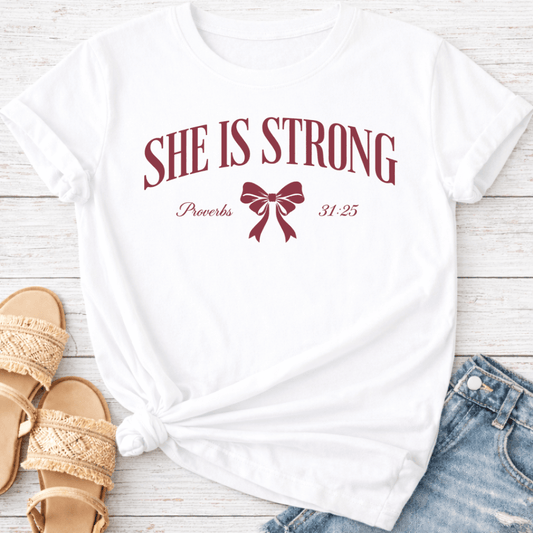 SHE IS STRONG T-SHIRT