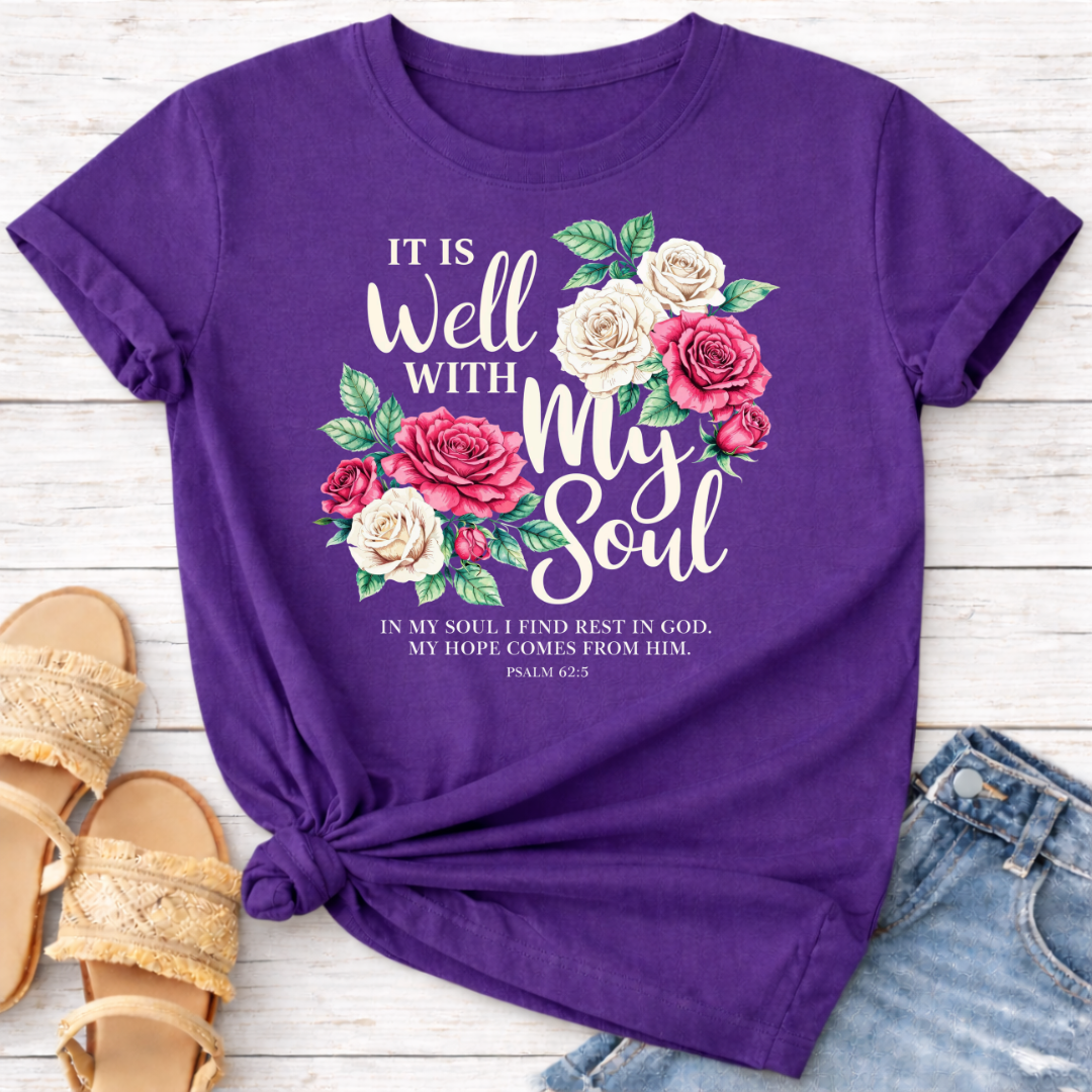PSALM 62:5 T-SHIRT