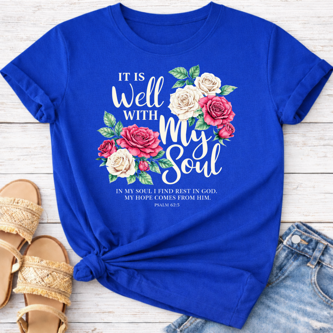 PSALM 62:5 T-SHIRT