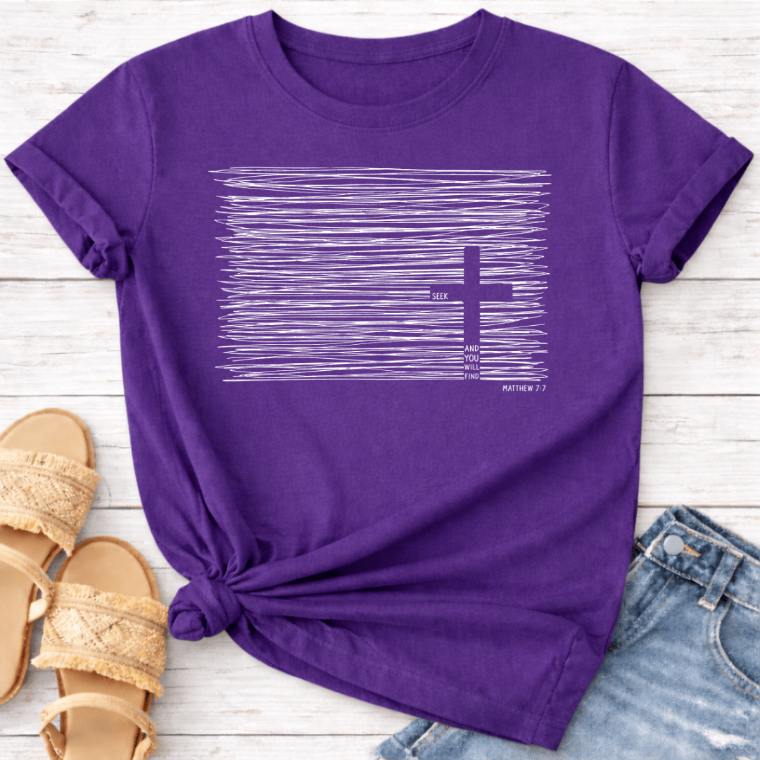 MATTHEW 7:7 T-SHIRT