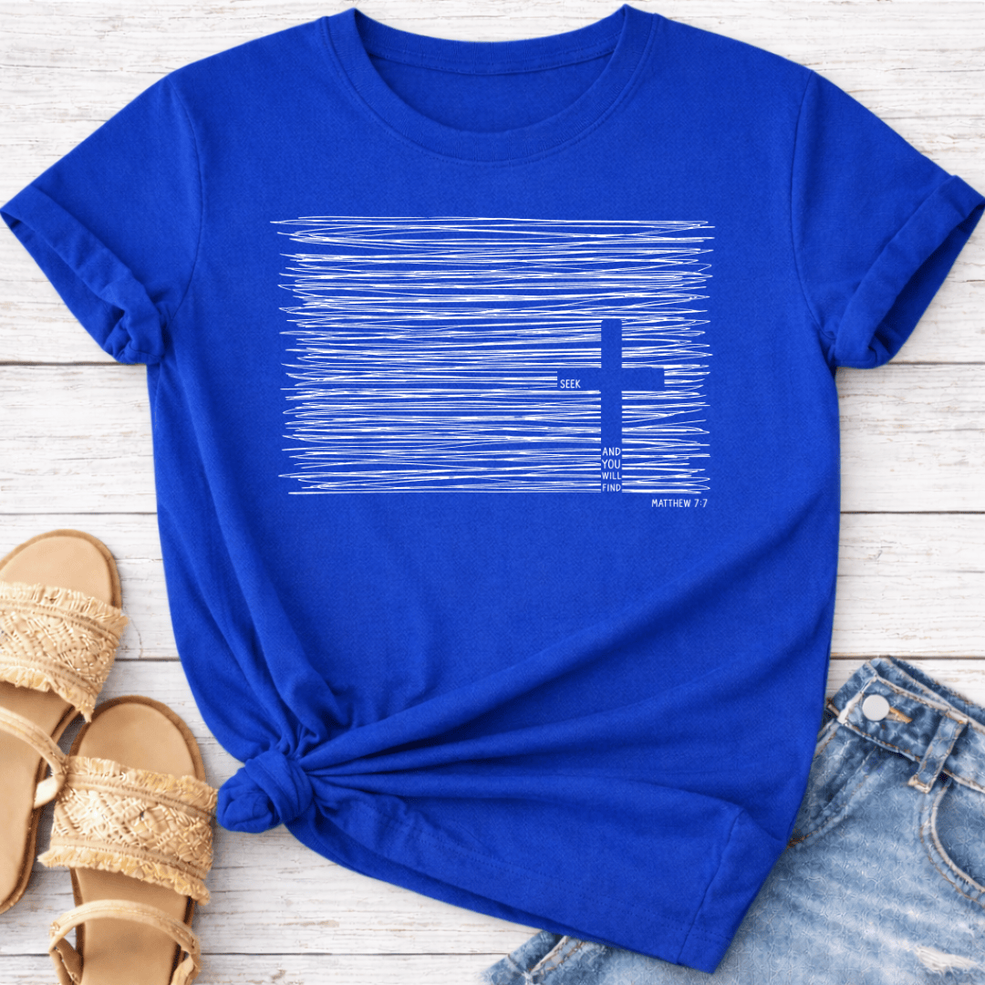MATTHEW 7:7 T-SHIRT