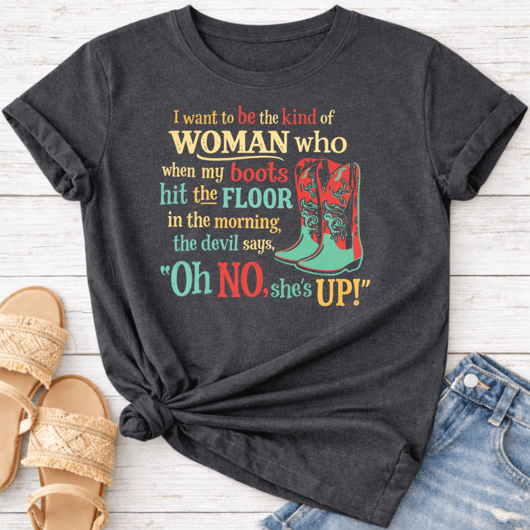 COWGIRL BOOTS T-SHIRT