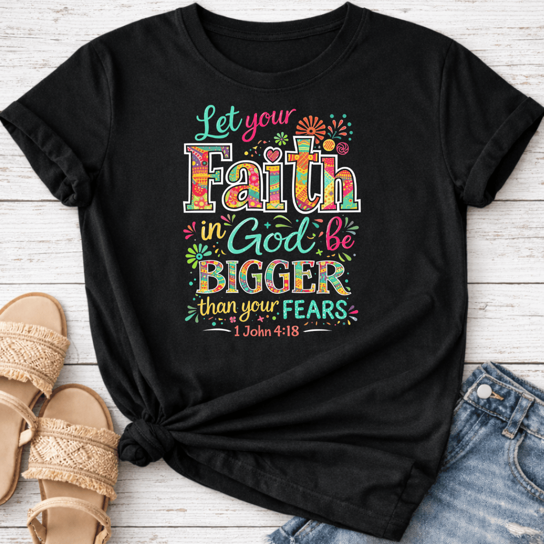 JOHN 4:18 T-SHIRT