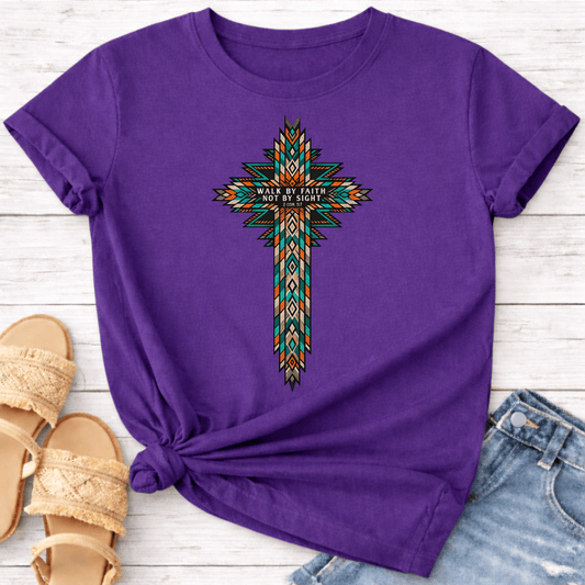 WALK BY FAITH NOT BY SIGHT T-SHIRT