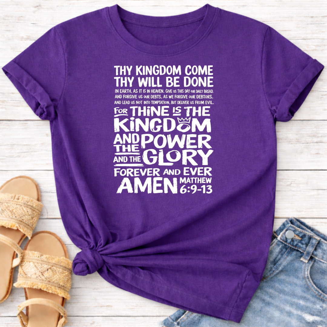 MATTHEW 6:9-13 T-SHIRT