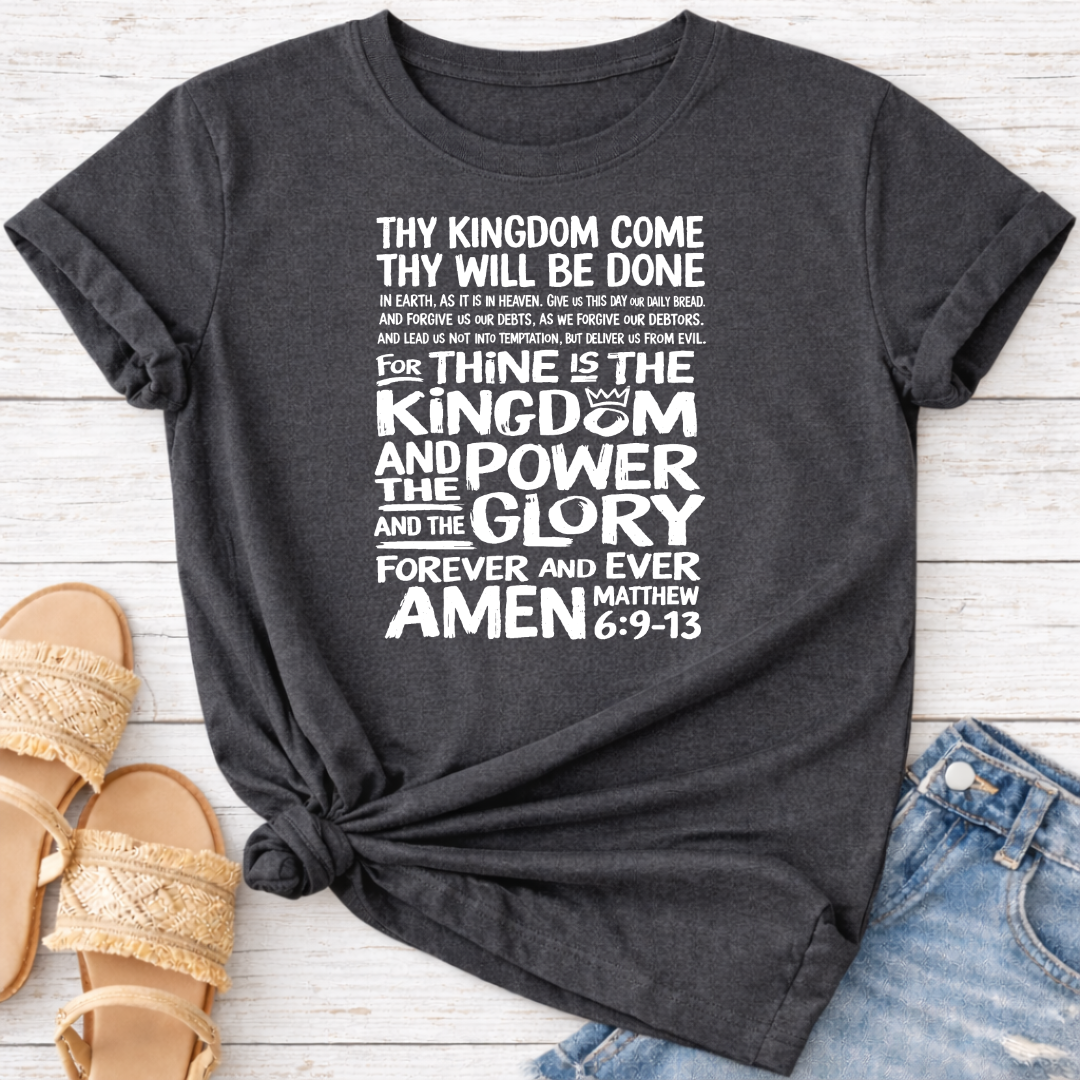 MATTHEW 6:9-13 T-SHIRT