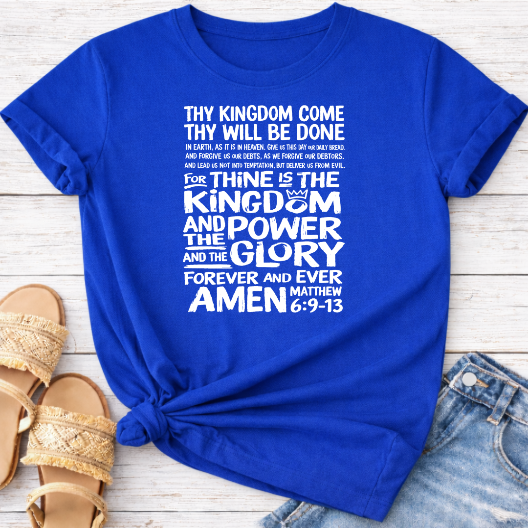 MATTHEW 6:9-13 T-SHIRT