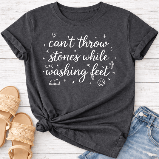 CAN'T THROW STONES T-SHIRT