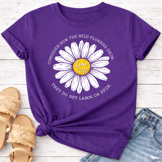 LUKE 12:27 T-SHIRT