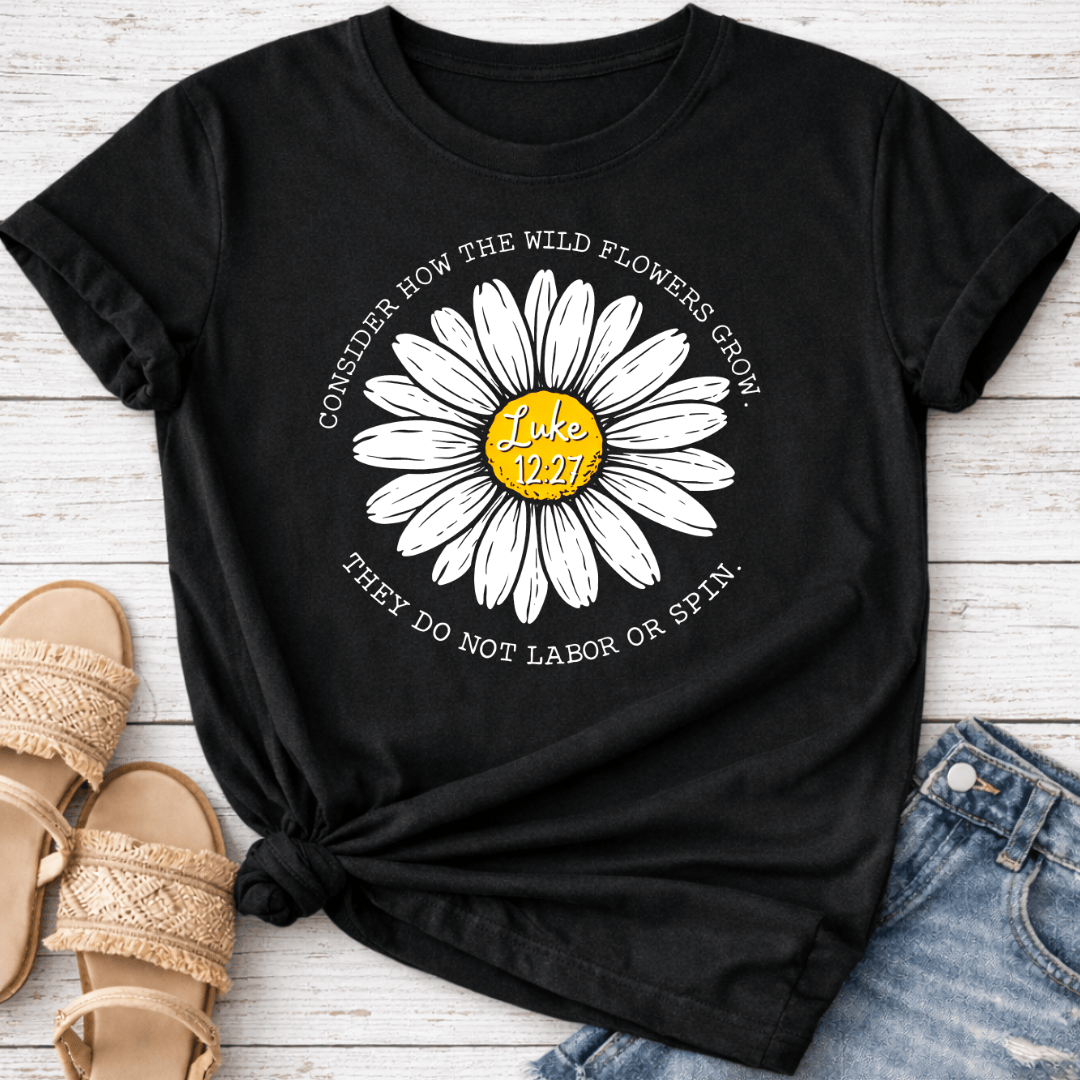 LUKE 12:27 T-SHIRT