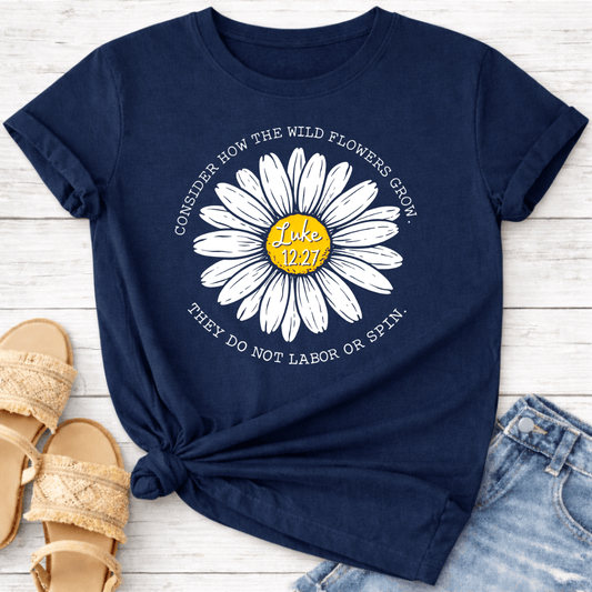 LUKE 12:27 T-SHIRT