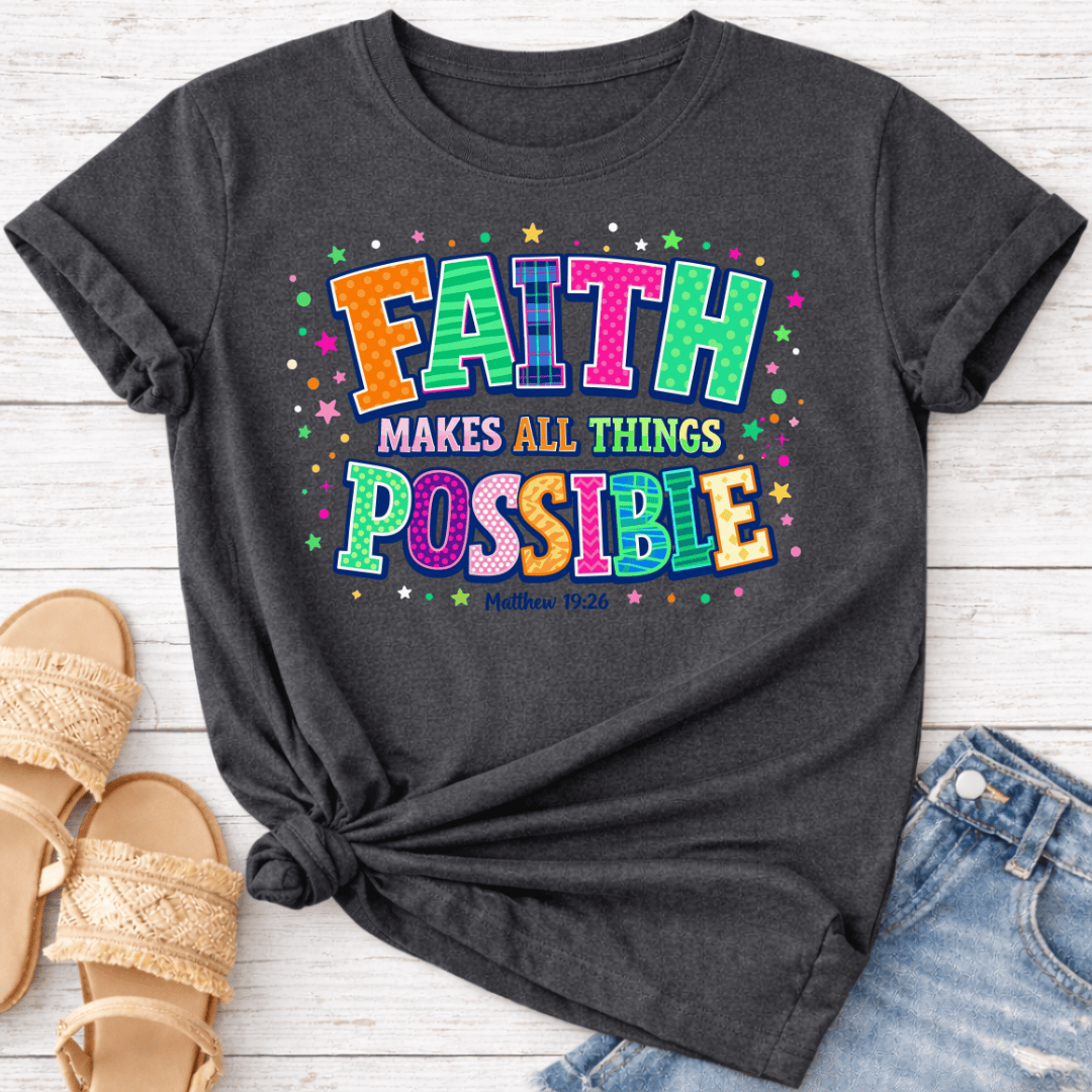 MATTHEW 19:26 T-SHIRT
