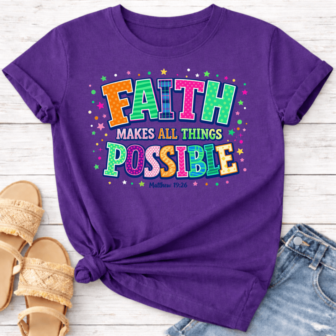 MATTHEW 19:26 T-SHIRT