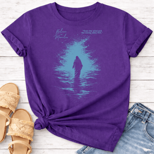 EVEN WIND & WAVES OBEY HIM T-SHIRT