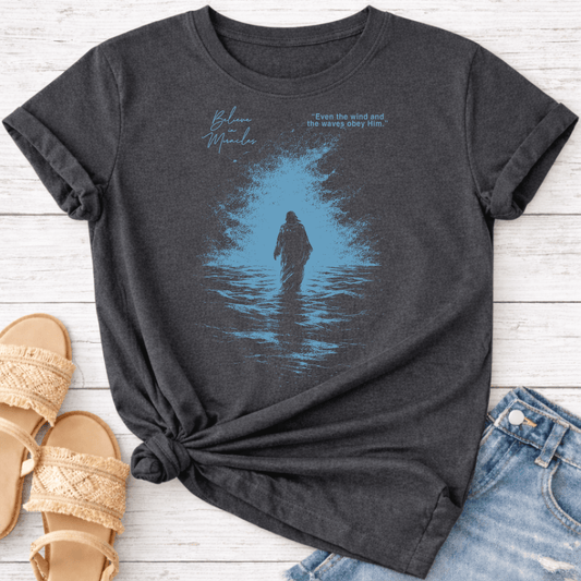 EVEN WIND & WAVES OBEY HIM T-SHIRT