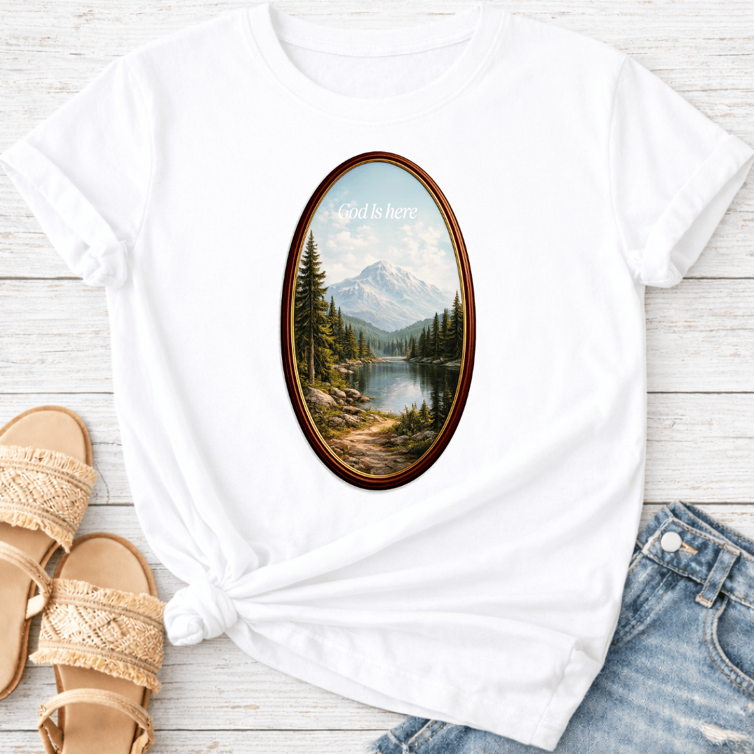 GOD IS HERE T-SHIRT