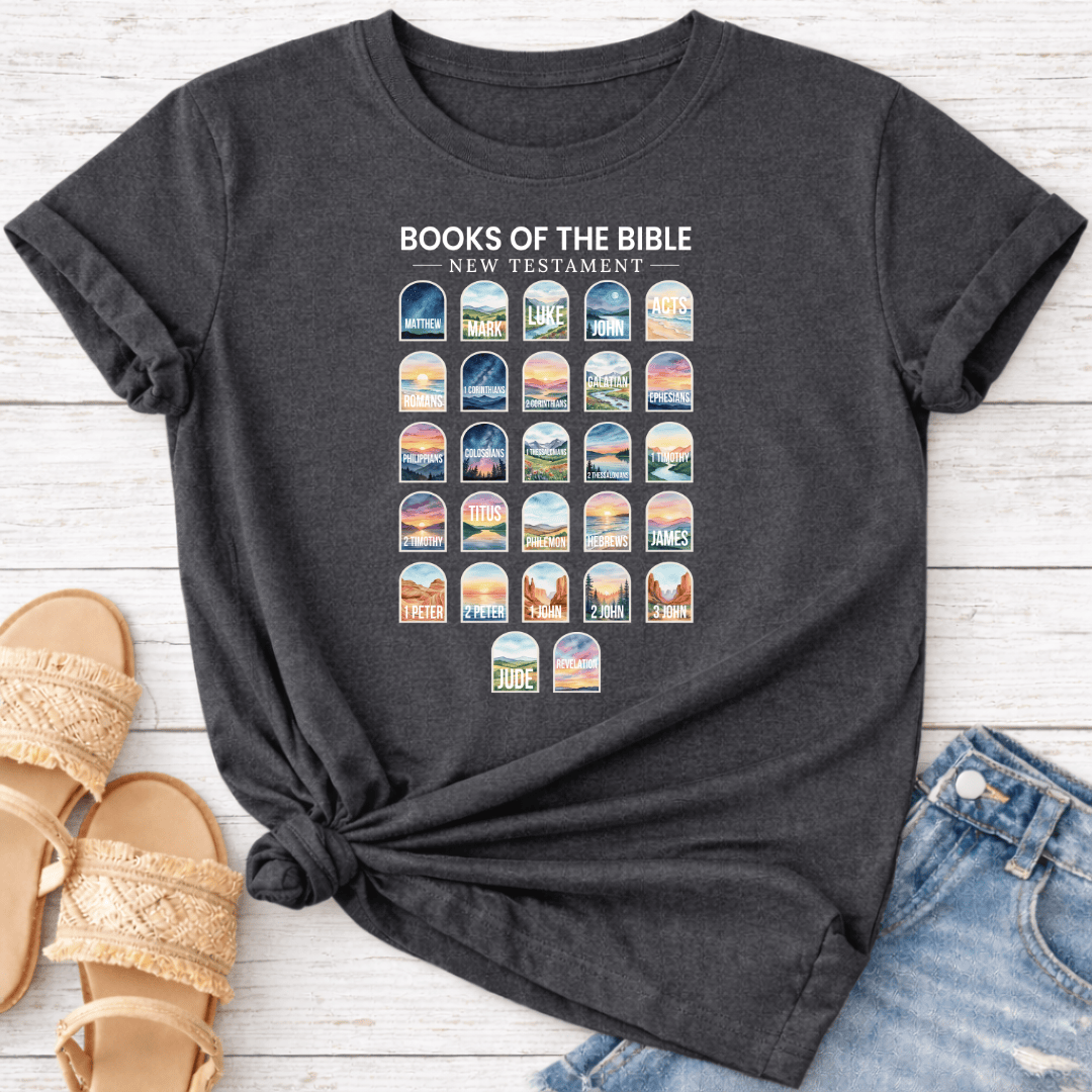 NEW TESTAMENT BOOKS T-SHIRT